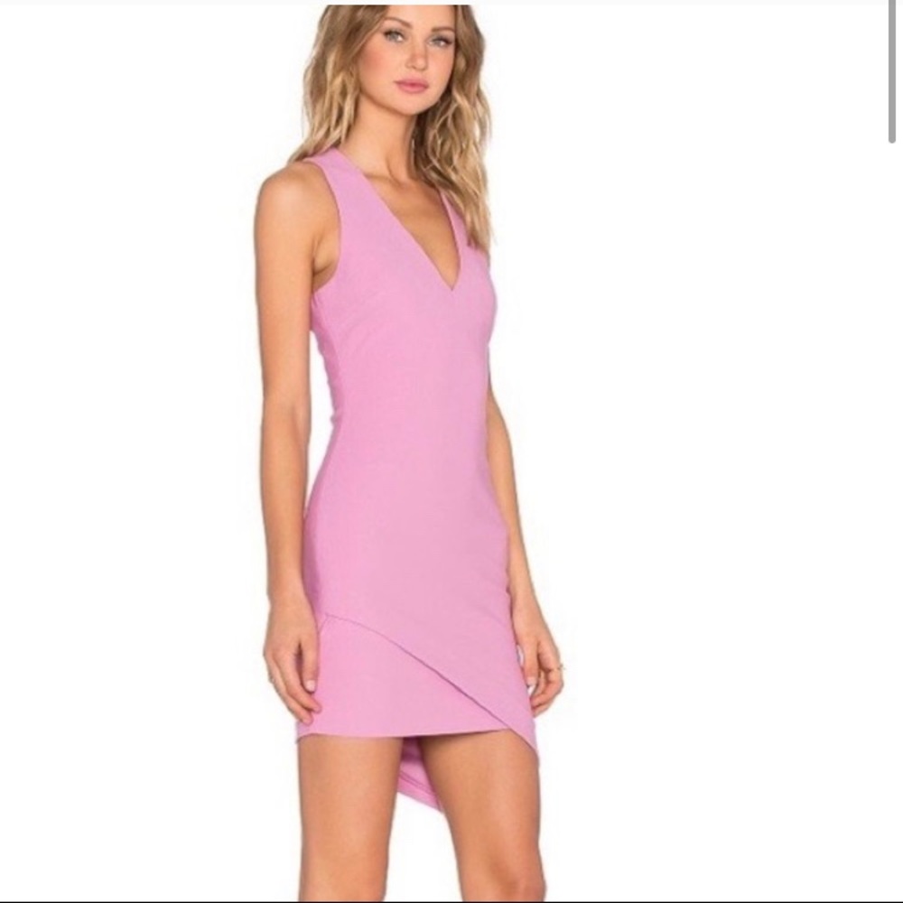 Elizabeth and James Barbie Pink Rosa Asymmetrical Dress